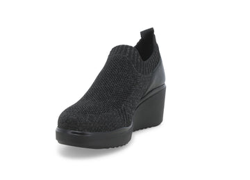 Melluso Donna Mocassini Tessuto K55345W-233712 Nero