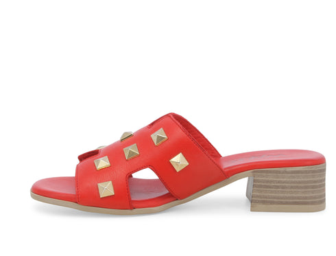 Melluso Donna Ciabatte Pelle K56018Z-245691 Rosso