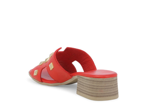 Melluso Donna Ciabatte Pelle K56018Z-245691 Rosso