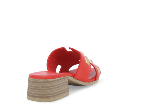 Melluso Donna Ciabatte Pelle K56018Z-245691 Rosso