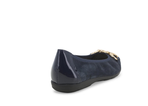 Melluso Donna Ballerine Pelle K60100BK-234286 Blu