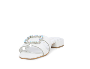 Melluso Donna Ciabatte Pelle N306Z-245690 Bianco