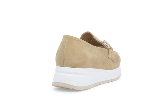 Melluso Donna Mocassini Camoscio R20084Z-249807 Beige