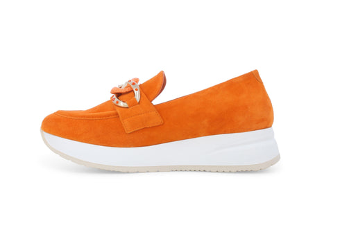 Melluso female Mocassini Pelle R20087-243397 Arancione