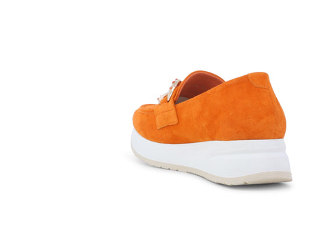Melluso female Mocassini Pelle R20087-243397 Arancione