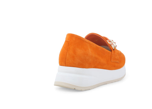 Melluso female Mocassini Pelle R20087-243397 Arancione