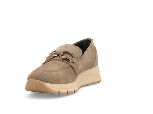 Melluso Donna Mocassini Camoscio R25089-251422 Beige