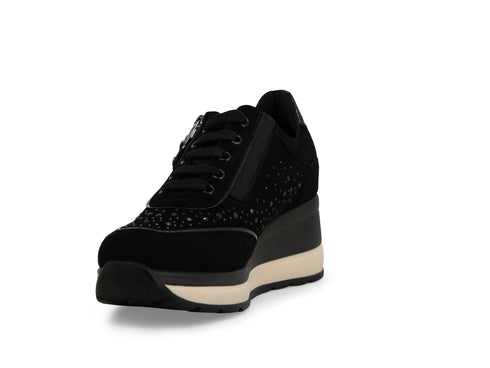 Melluso Donna Scarpe basse Camoscio R25563-249977 Nero