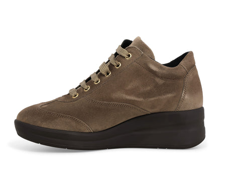 Melluso Donna Scarpe basse Camoscio R25625Z-250008 Beige