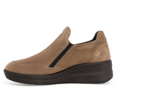 Melluso Donna Scarpe basse Camoscio R25634Z-254549 Beige