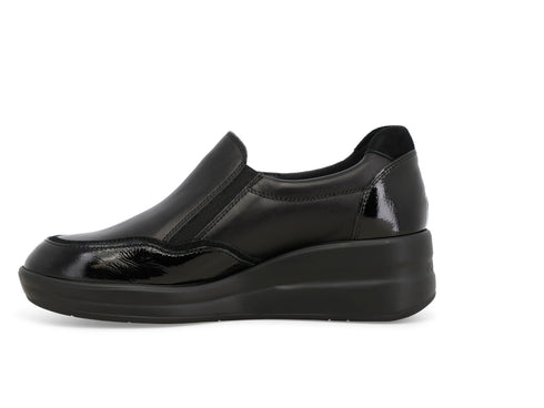 Melluso Donna Scarpe basse Camoscio R25641Z-254545 Nero