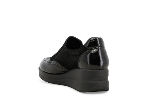 Melluso Donna Scarpe basse Camoscio R25641Z-254555 Nero