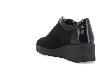 Melluso Donna Scarpe basse Camoscio R25642W-239935 Nero