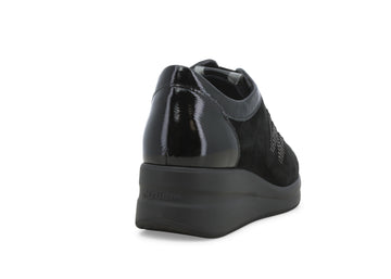 Melluso Donna Scarpe basse Camoscio R25642W-239935 Nero
