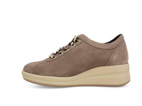 Melluso Donna Scarpe basse Camoscio R25656Z-250023 Beige