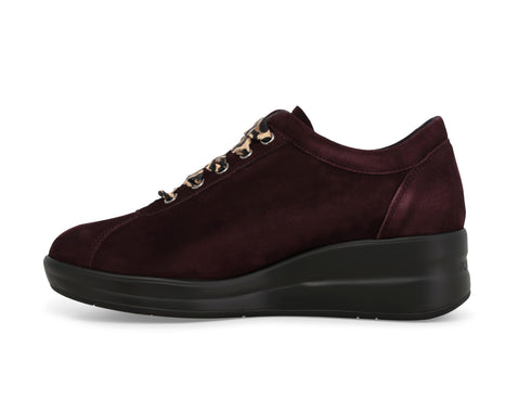 Melluso Donna Scarpe basse Camoscio R25656Z-251448 Bordeaux