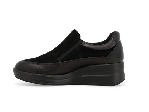 Melluso Donna Scarpe basse Pelle R25657Z-254550 Nero