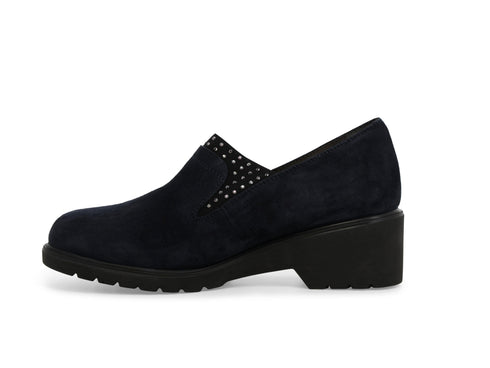 Melluso Donna Mocassini Camoscio R35738Z-254609 Blu