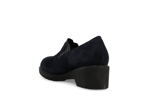 Melluso Donna Mocassini Camoscio R35738Z-254609 Blu