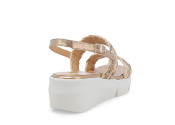 Melluso Donna Sandali Tessuto R80115-233211 Beige