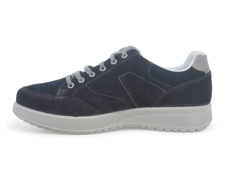 Melluso Uomo Scarpe basse Camoscio U15531-232718 Blu