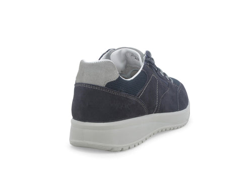 Melluso Uomo Scarpe basse Camoscio U15531-232718 Blu