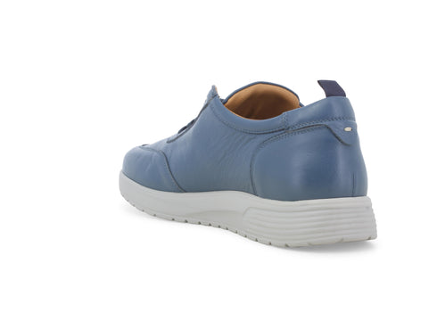 Melluso male Scarpe basse Pelle U16255Z-248684 Blu