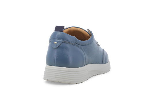 Melluso male Scarpe basse Pelle U16255Z-248684 Blu