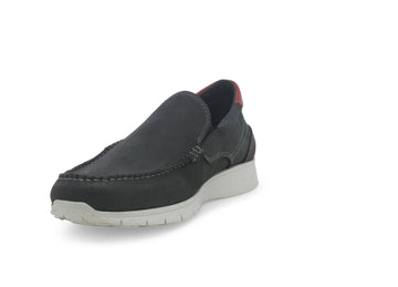 Melluso Uomo Mocassini Camoscio U18018W-232945 Blu