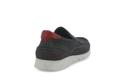 Melluso Uomo Mocassini Camoscio U18018W-232945 Blu