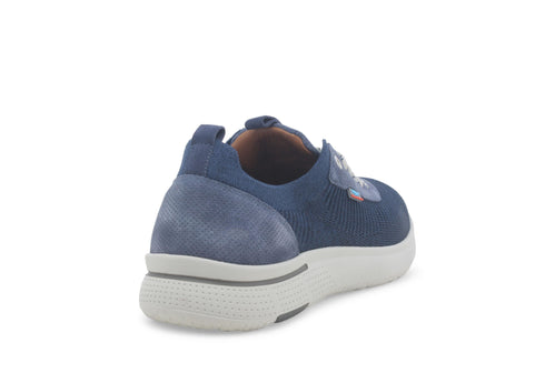 Melluso Uomo Scarpe basse Tessuto U41120W-234983 Blu