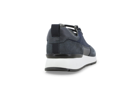 Melluso male Scarpe basse Pelle U55267Z-248409 Blu