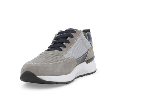 Melluso male Scarpe basse Camoscio U55267Z-248410 Grigio