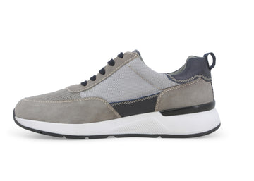 Melluso male Scarpe basse Camoscio U55267Z-248410 Grigio