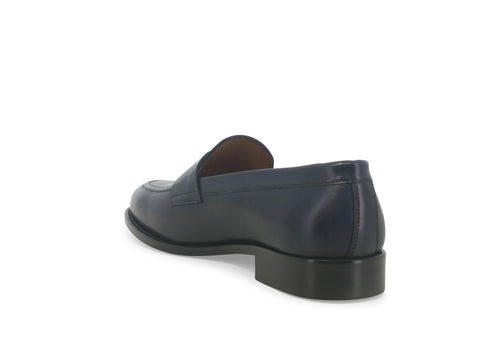 Melluso Classic Loafers Made in Italy with Leather Upper Band