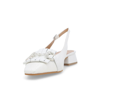 Melluso Donna Décolleté Tessuto V703-244078 Bianco