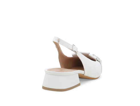 Melluso Donna Décolleté Tessuto V703-244078 Bianco