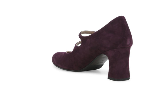 Melluso Décolleté Comodo Elegante 2 Cinturini Tomaia Camoscio