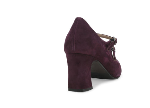 Melluso Décolleté Comodo Elegante 2 Cinturini Tomaia Camoscio