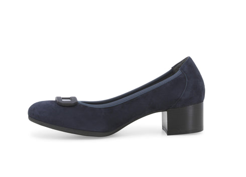 Melluso Décolleté Autunno Inverno Tacco Basso Tomaia Camoscio