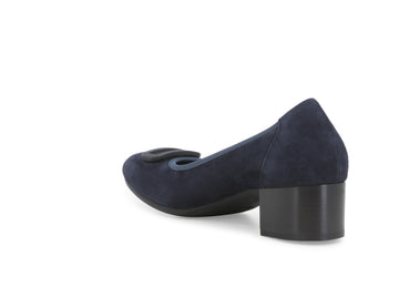Melluso Fall Winter Low Heel Pumps Suede Leather Upper