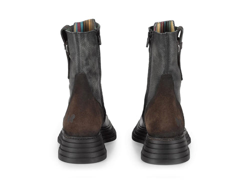 Felmini Anfibi Donna Autunno Inverno in Pelle Martellata e Camoscio