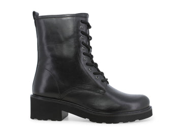 Melluso Anfibi Invernali Donna Casual Chic Tacco Medio in Pelle Nera 034324W-247370
