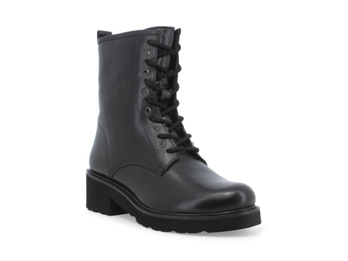 Melluso Anfibi Invernali Donna Casual Chic Tacco Medio in Pelle