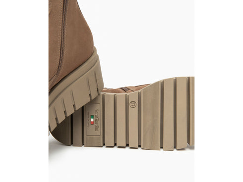 NeroGiardini Women's Winter Suede Platform Ankle Boots