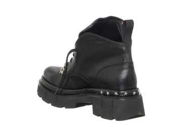 Gio+ CORA08 Combat boots Made in Italy Platform Sole Leather Upper