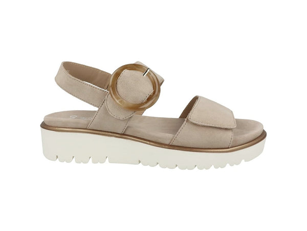 Ara Sandali Bilbao Comodi Plantare Estraibile Tomaia Pelle Nabuk 33505-08G