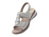 Ara Hawaii Comfort Style Sandals 3 Straps Wedge Leather Upper
