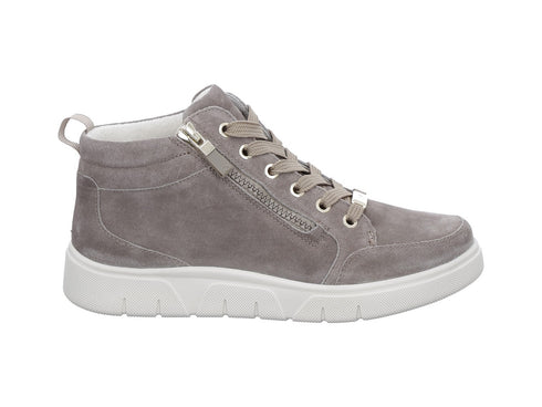 Ara Polacchini Donna Rom Sport Lacci e Zip Tomaia Camoscio Beige