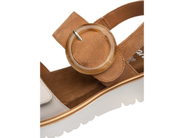 Ara Women's Sandal Bilbao Cream and Caramel with HighSoft Technology
